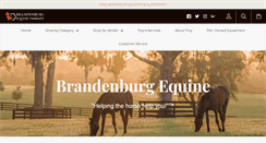 Desktop Screenshot of brandenburgequinetherapy.com